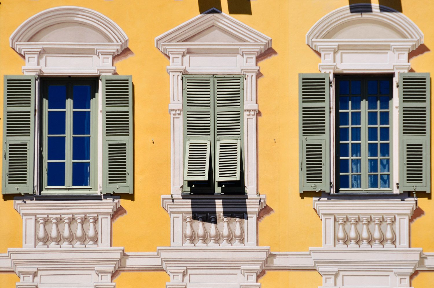 Façade d'une vieille maison