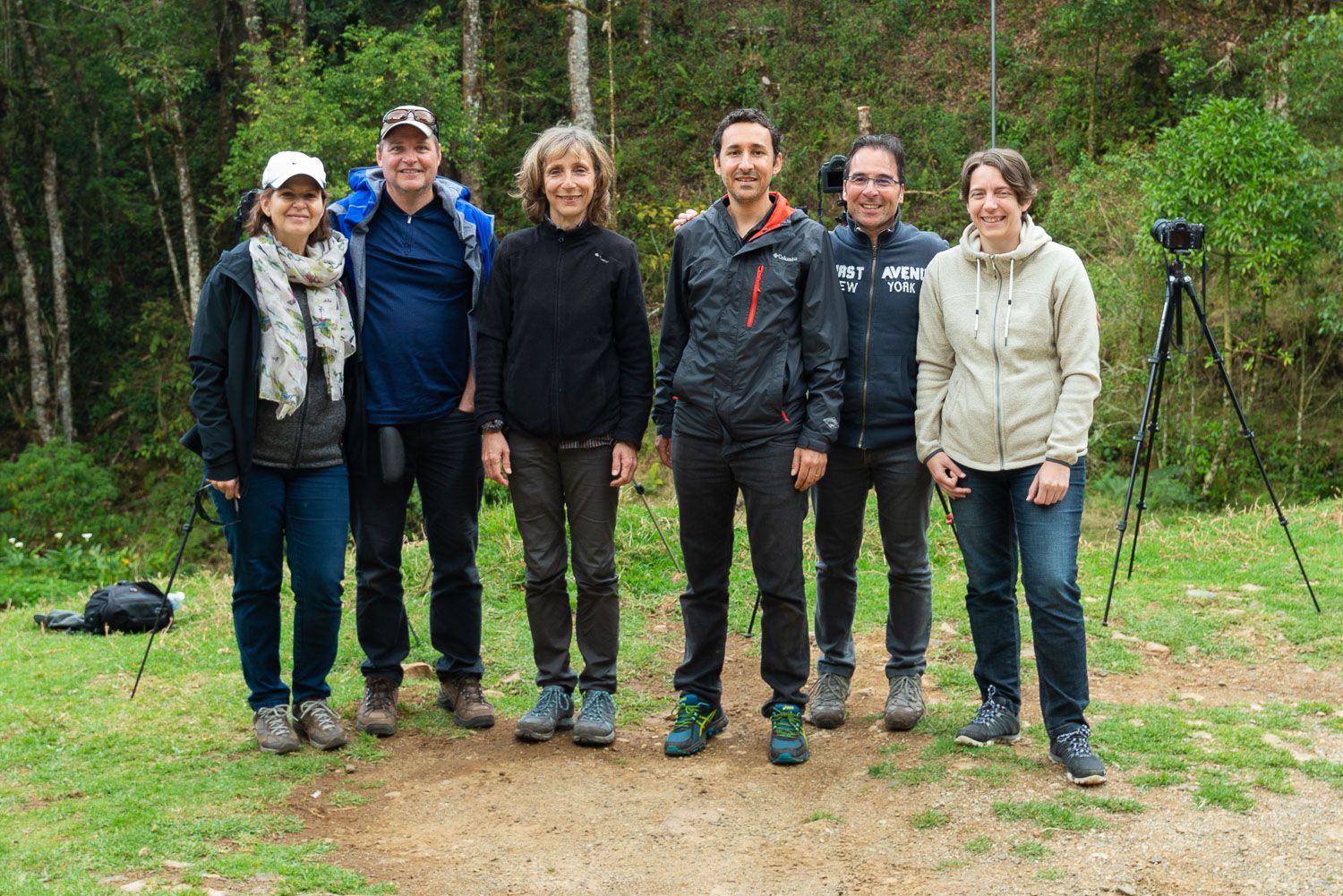 Le groupe de stagiaires