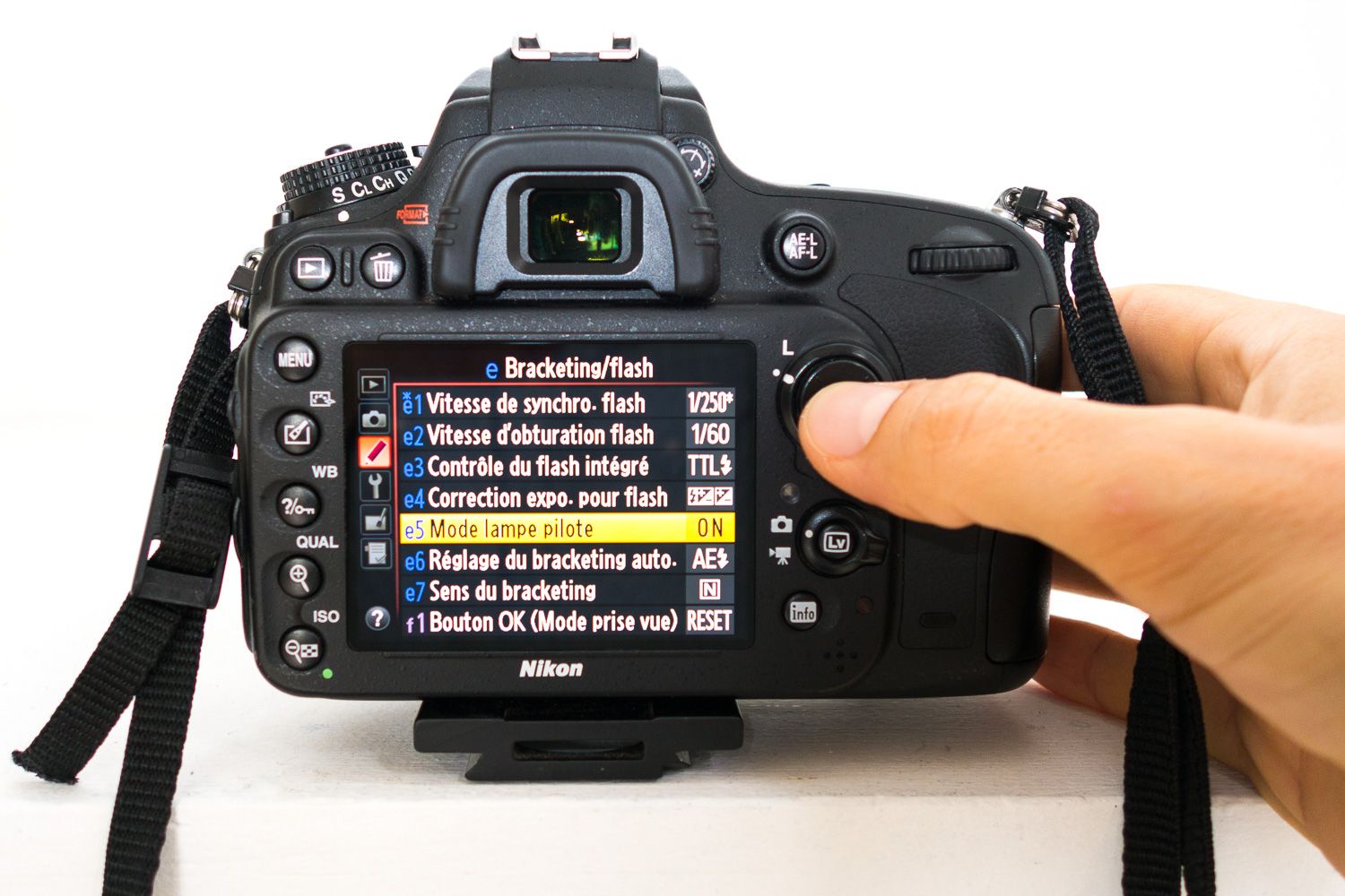 Les menus d'un reflex Nikon