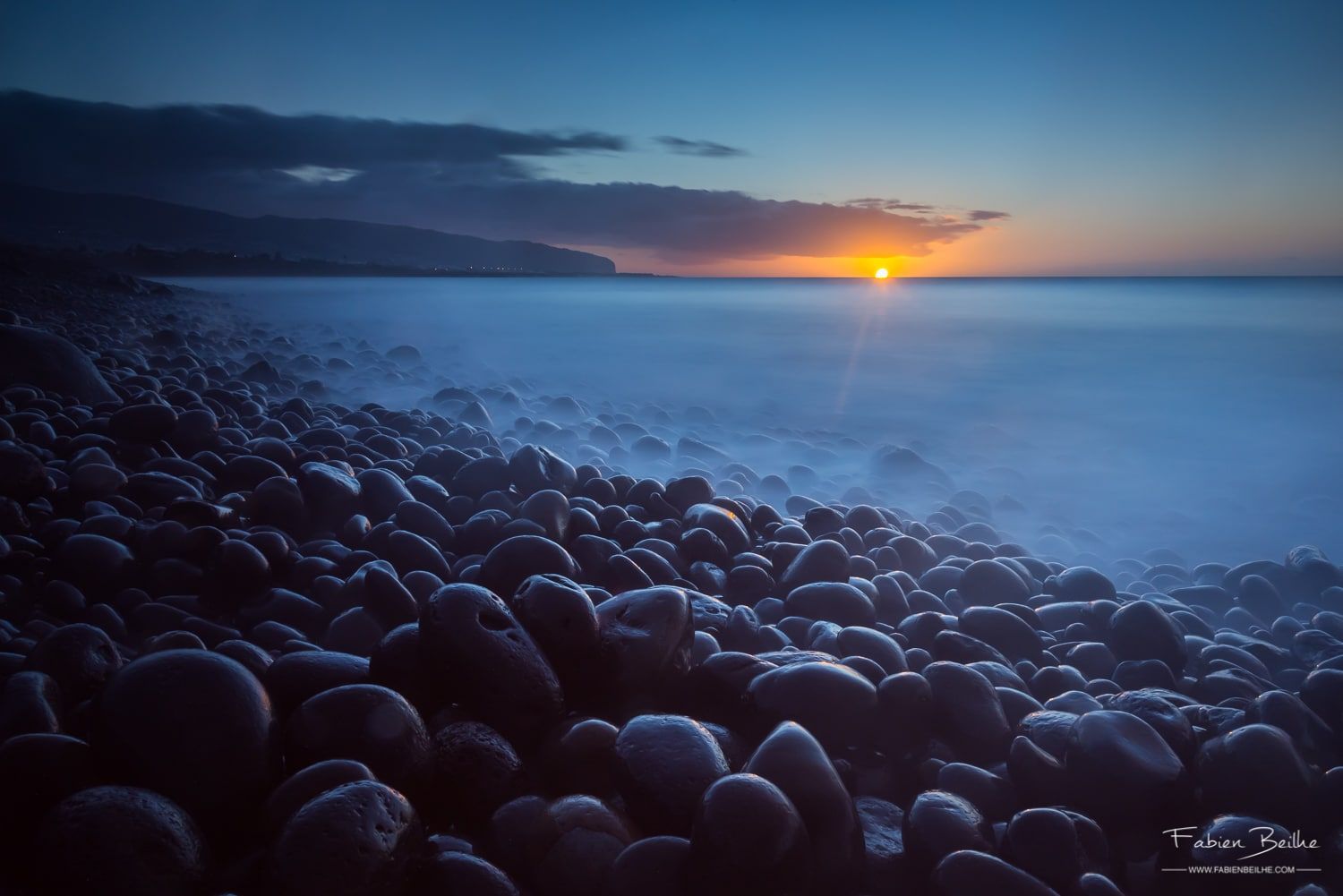 Un paysage photographié avec la règle des tiers