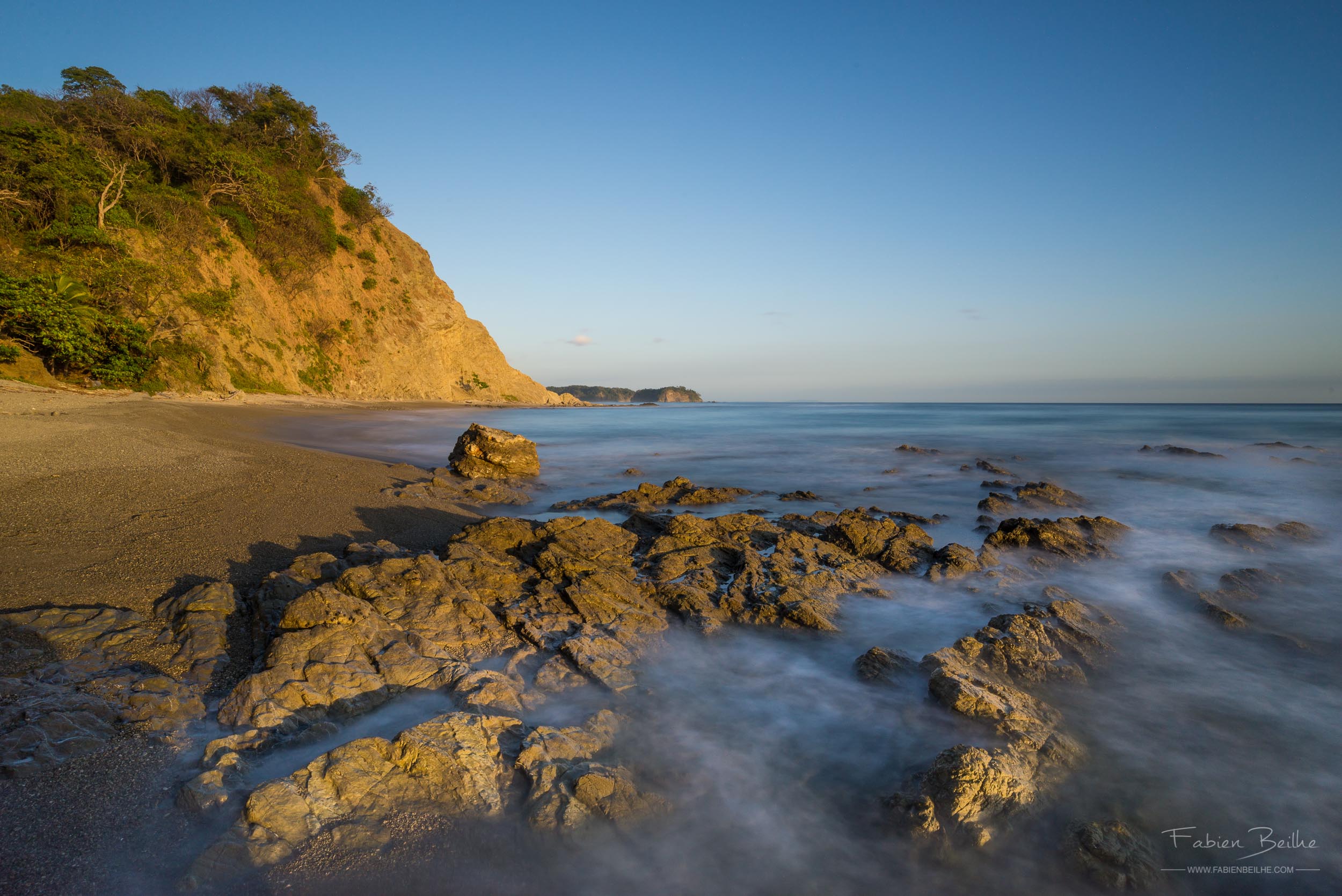 Pose longue en bord de mer