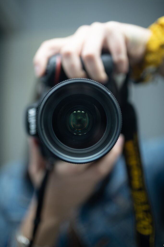 Appareil photo de face