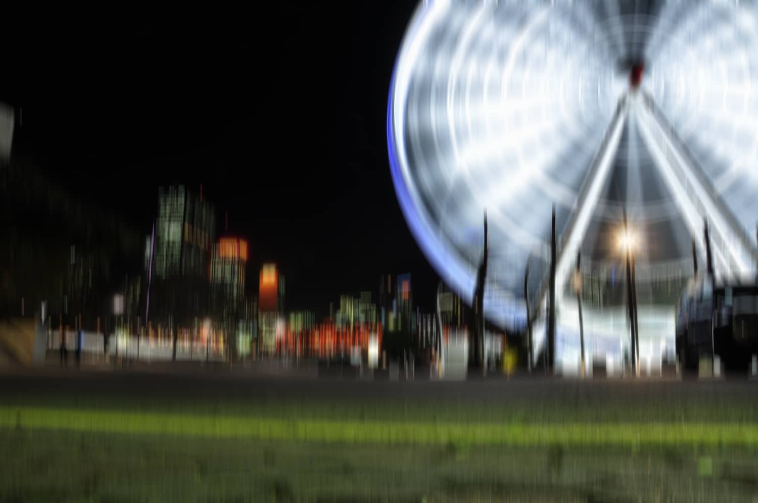 Pose longue sans stabilisation Photo floue en pose lente